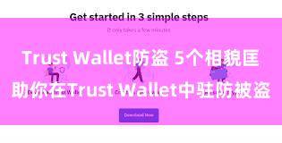 Trust Wallet防盗 5个相貌匡助你在Trust Wallet中驻防被盗